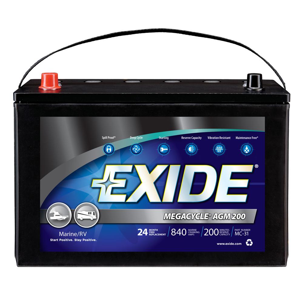 exide battery catalog
